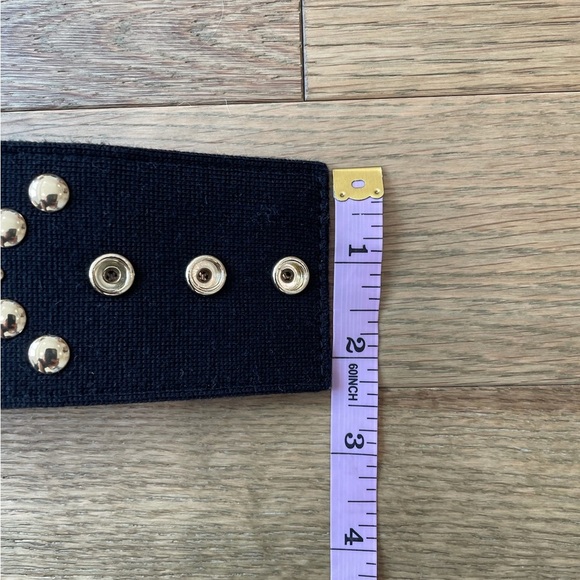Black and Gold Studded Belt main image 4